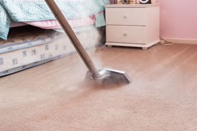 Hot water extraction carpet cleaning
